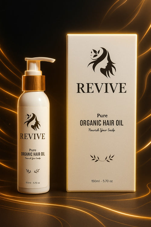 Revive Pure Organic Hair Oil – Natural Hair Growth, Anti Hair Fall, Scalp Nourishment & Shine (100ml)