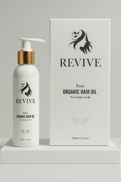 Revive Pure Organic Hair Oil – Natural Hair Growth, Anti Hair Fall, Scalp Nourishment & Shine (100ml)